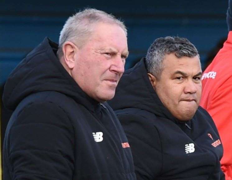 Hakan Hayrettin says assistant manager Terry Harris is vitally important to his work at Maidstone Picture: Steve Terrell