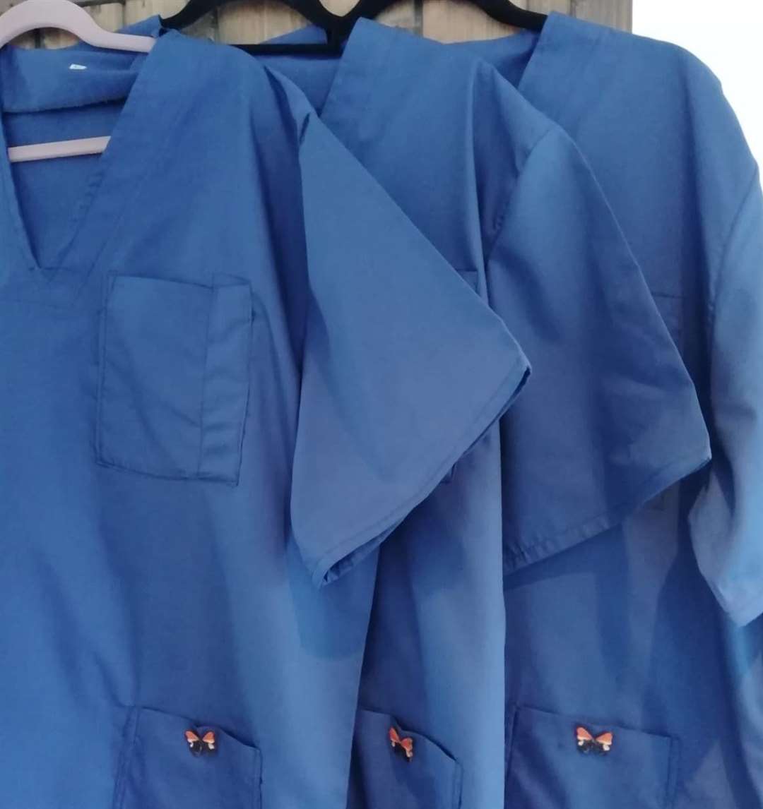 More than 750 sets of scrubs have been made