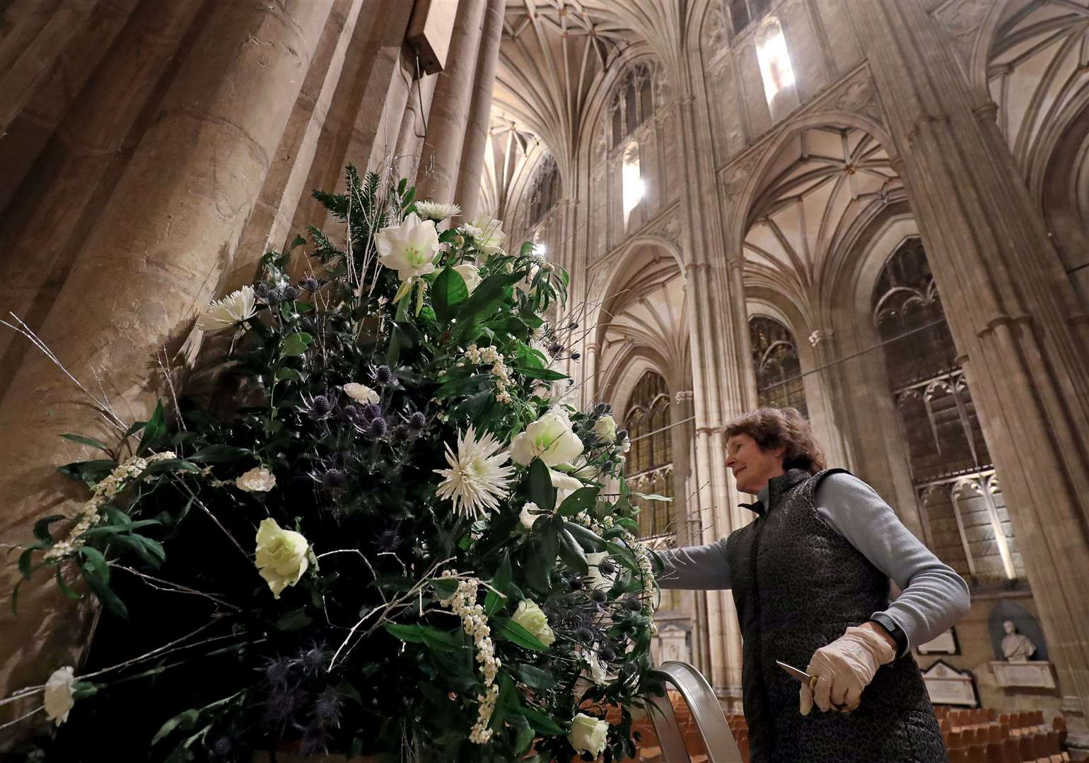 A Christmas market has not been held in the grounds of Canterbury Cathedral since 1813 (Gareth Fuller/PA)