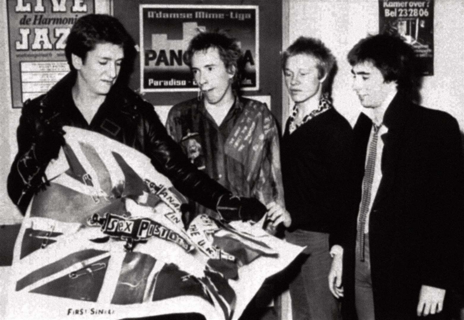 The Sex Pistols play their first gig in 1975 (ANP/PA)