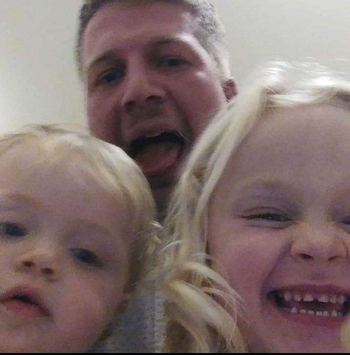 Ryan with his girls Maya and Aria