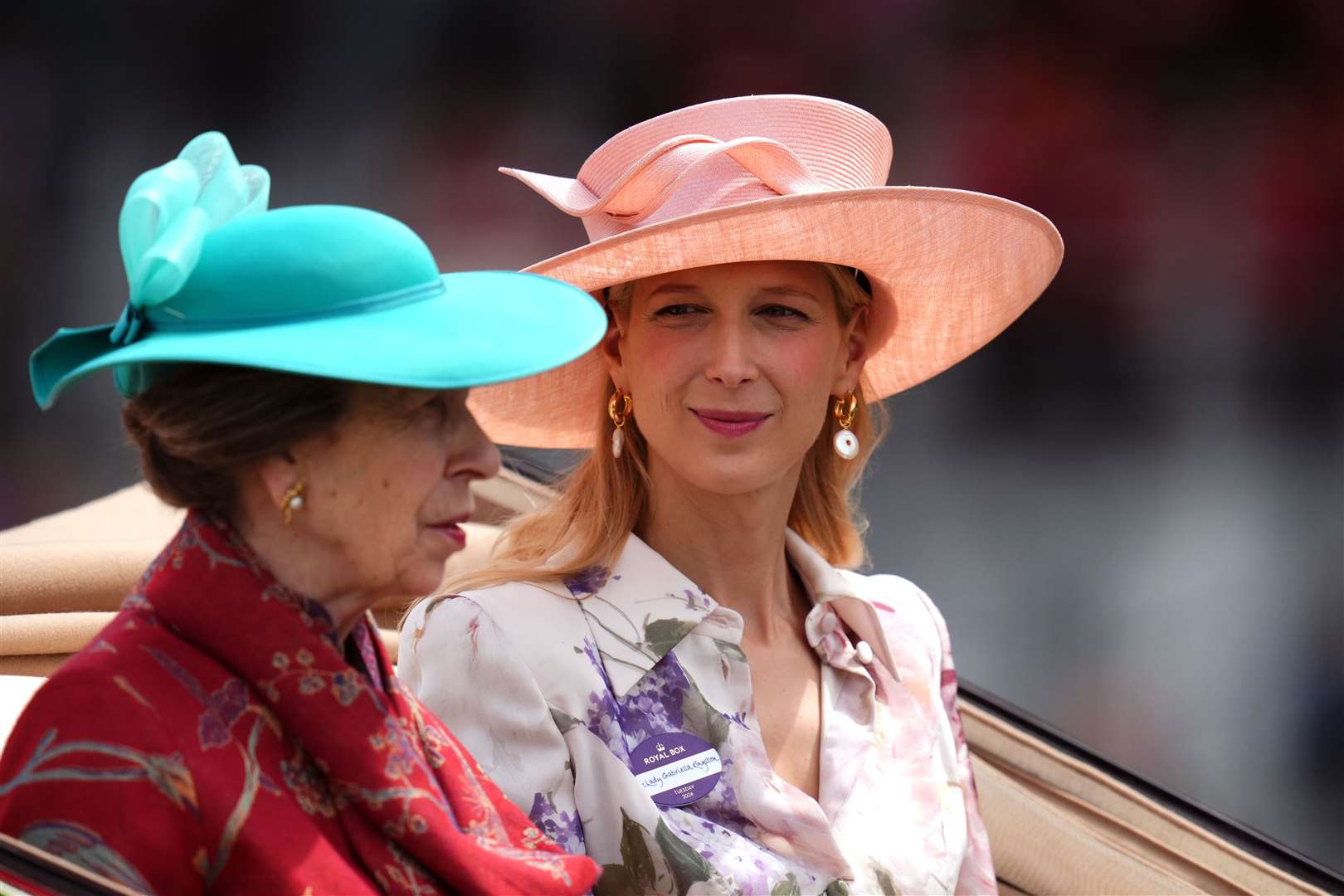 The Princess Royal alongside Lady Gabriella Kingston (right) on the first day of Royal Ascot last week (John Walton/PA)