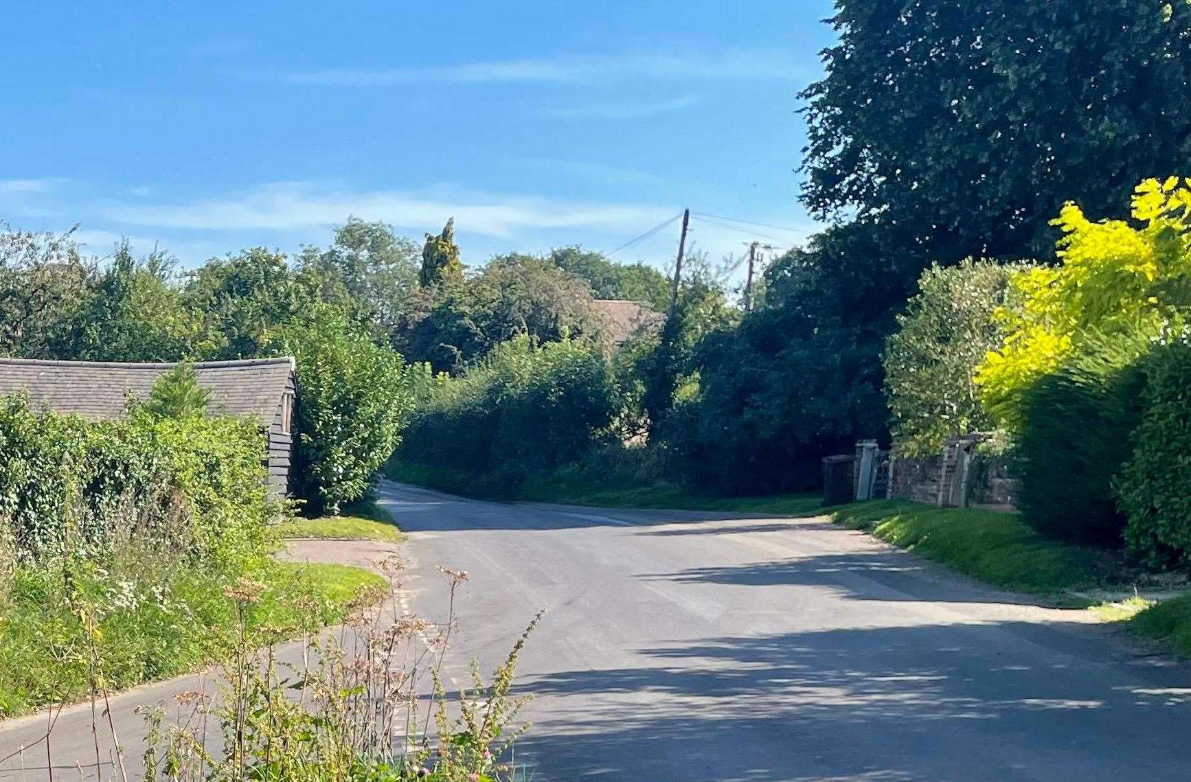 The fatal crash was in Church Hill, in Charing Heath, near Ashford