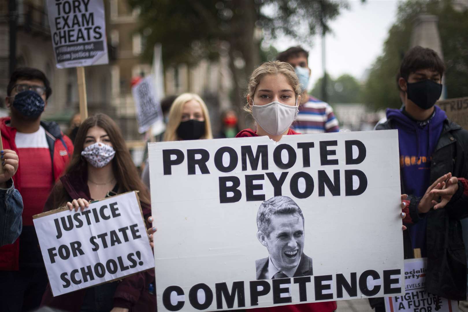 Students have previously protested against the Government’s handling of the pandemic (Victoria Jones/PA)