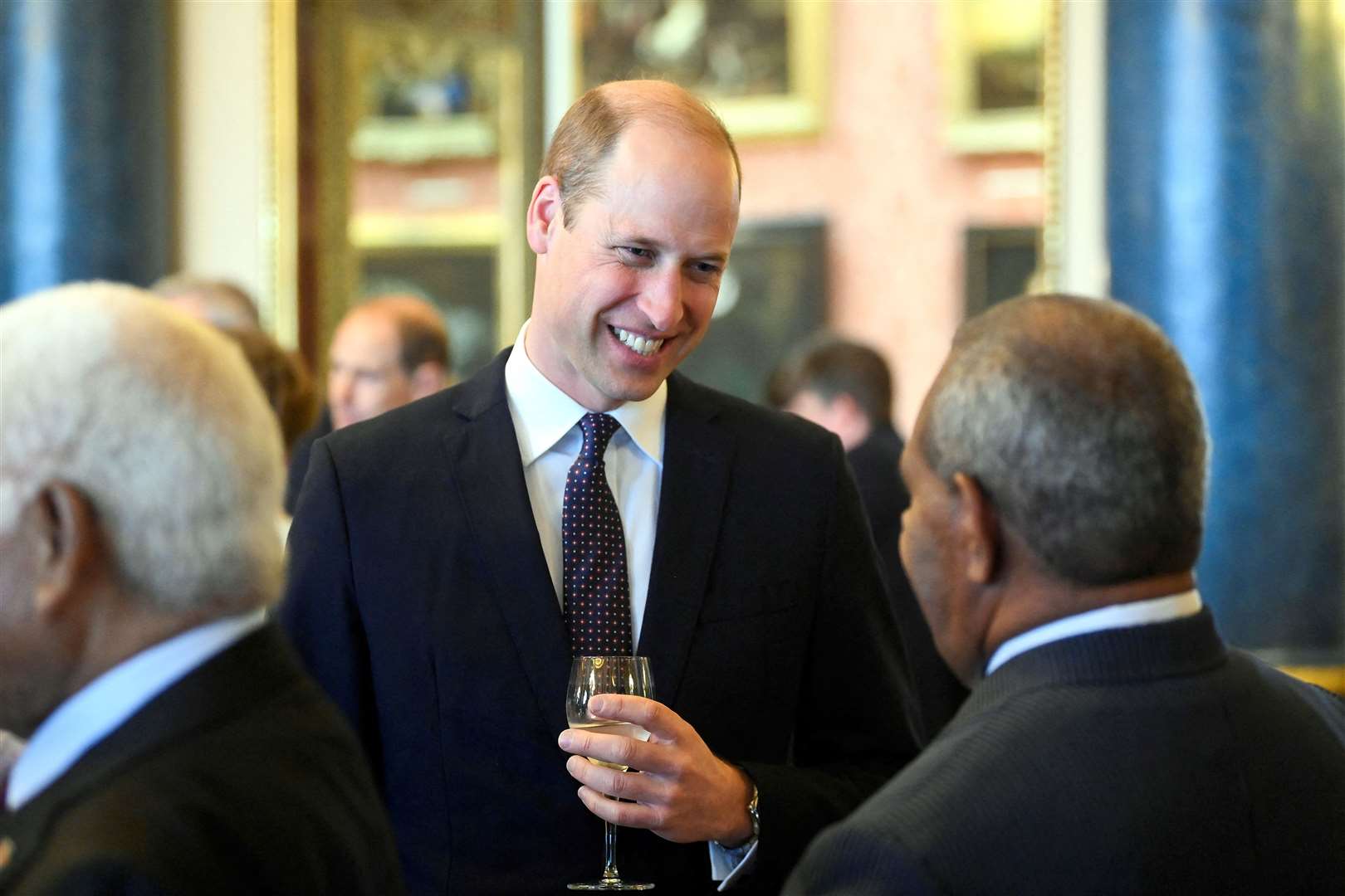 The Prince of Wales during the reception (Toby Melville/PA)