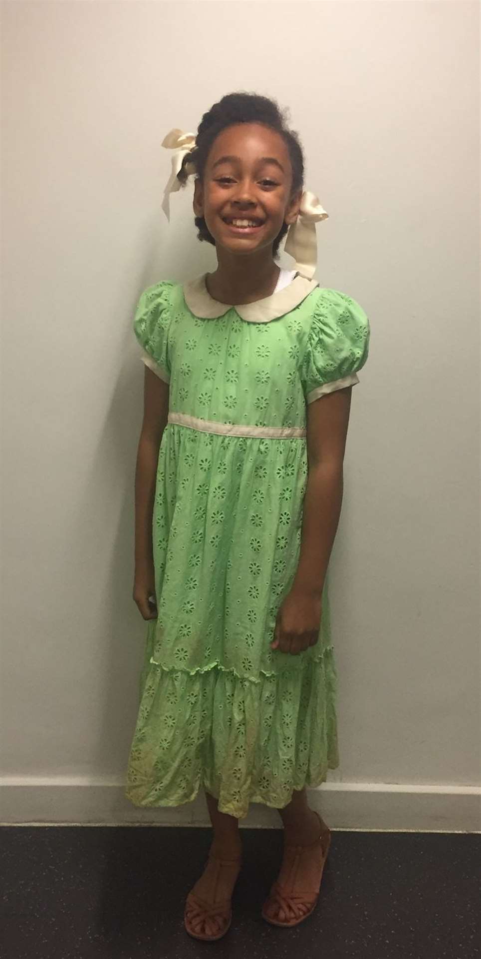 Keira in her costume as 'Little Hortense' (37190368)