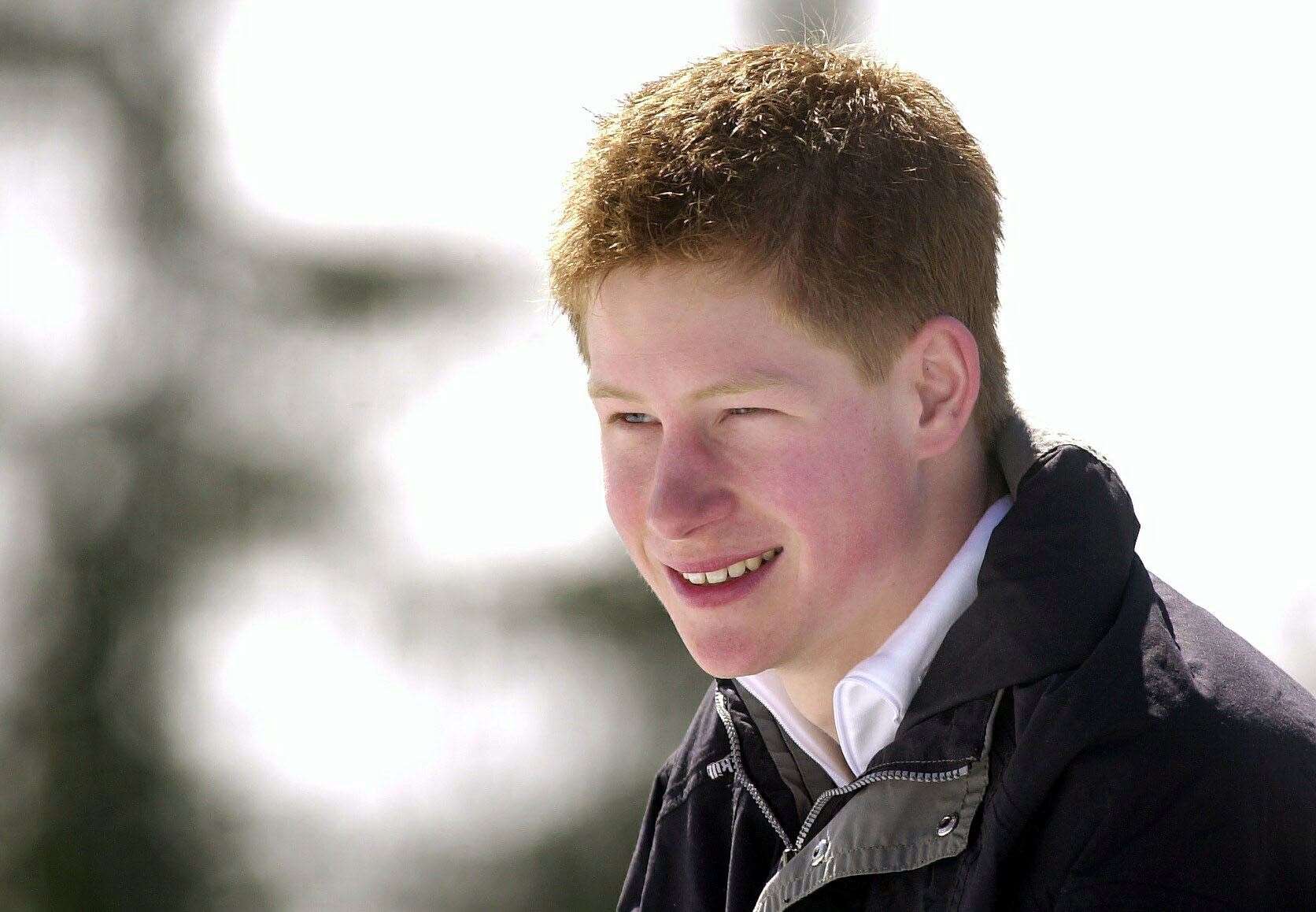 Harry, at a planned photocall at the start of a holiday (Toby Melville/PA)