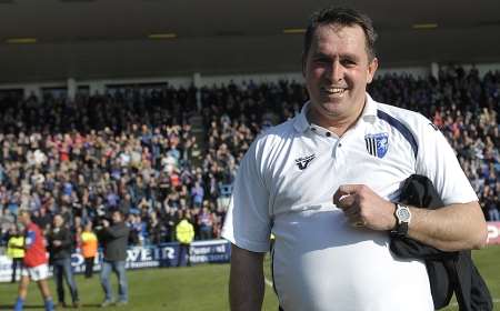 Mission accomplished for Gillingham boss Martin Allen