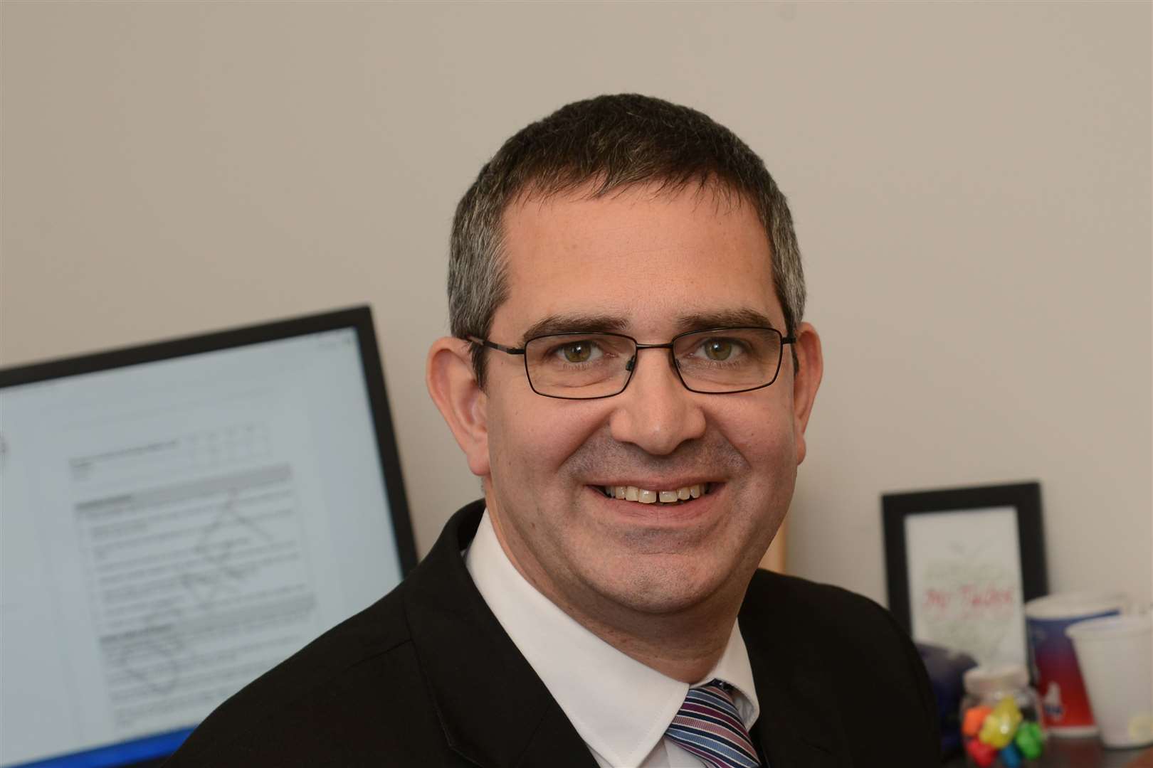 Headteacher Pete Talbot, of Castle Hill Primary School. Picture: Gary Browne