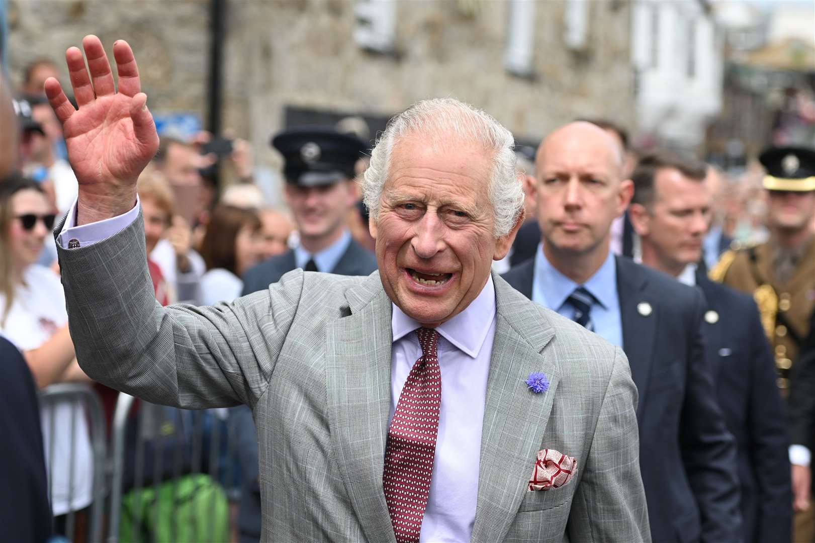 British passports are starting to be issued in the King’s name (Finnbarr Webster/PA)