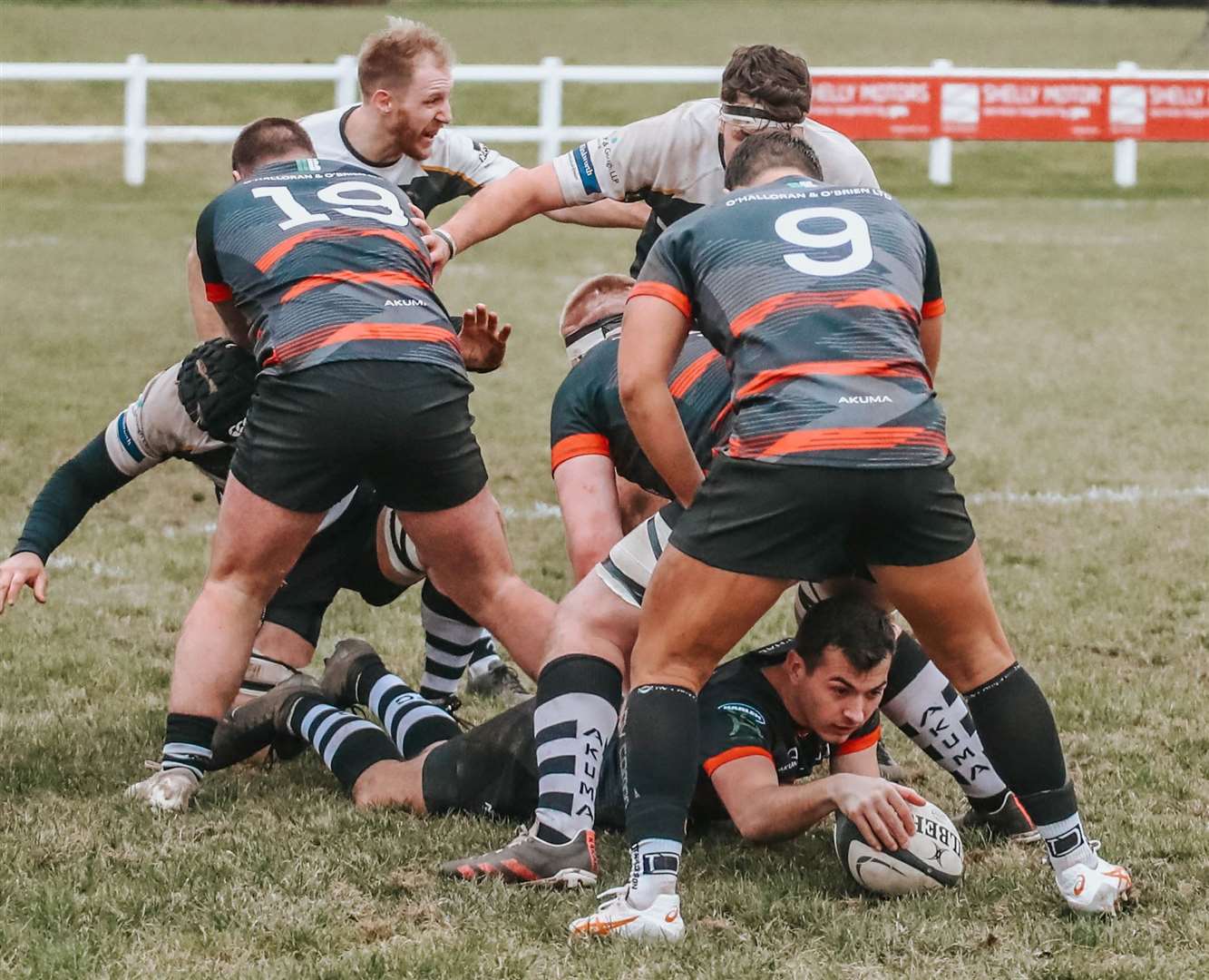 Gravesend’s Matt Brady was among the tries but couldn’t prevent defeat at Sutton & Epsom. Picture: jp_photographeruk