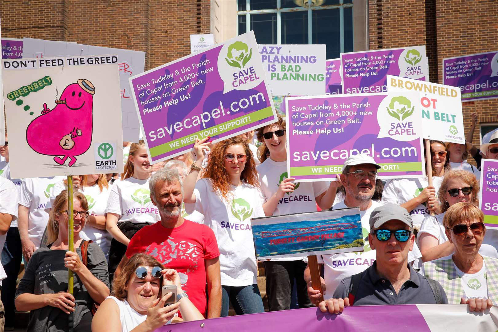 Save Capel Campaigners take to the streets