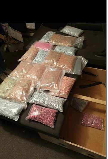 Drugs recovered from Patrick Scotland’s property (Metropolitan Police/PA)