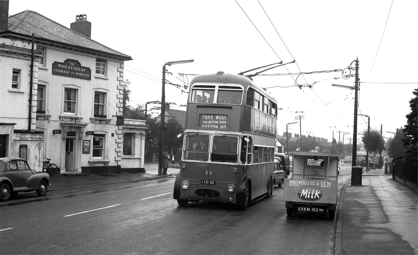 The Wheatsheaf pub, popular with Joyce's parents, pictured here in 1959