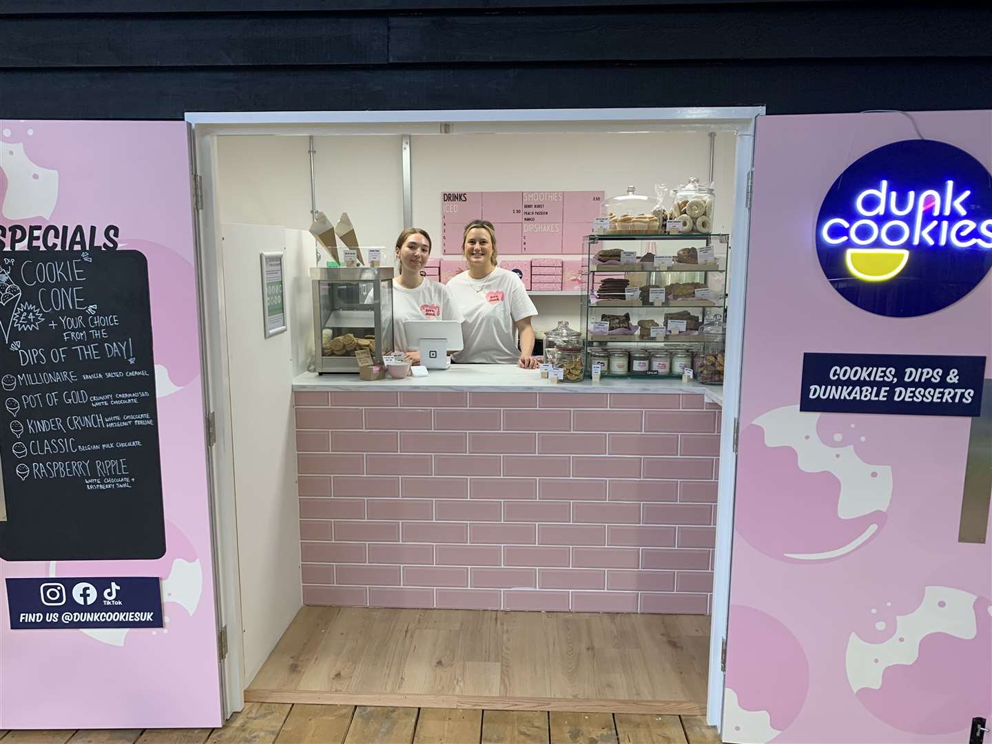 Dunk Cookies opened at the South Quay Shed in Whitstable harbour. Picture: Canterbury City Council