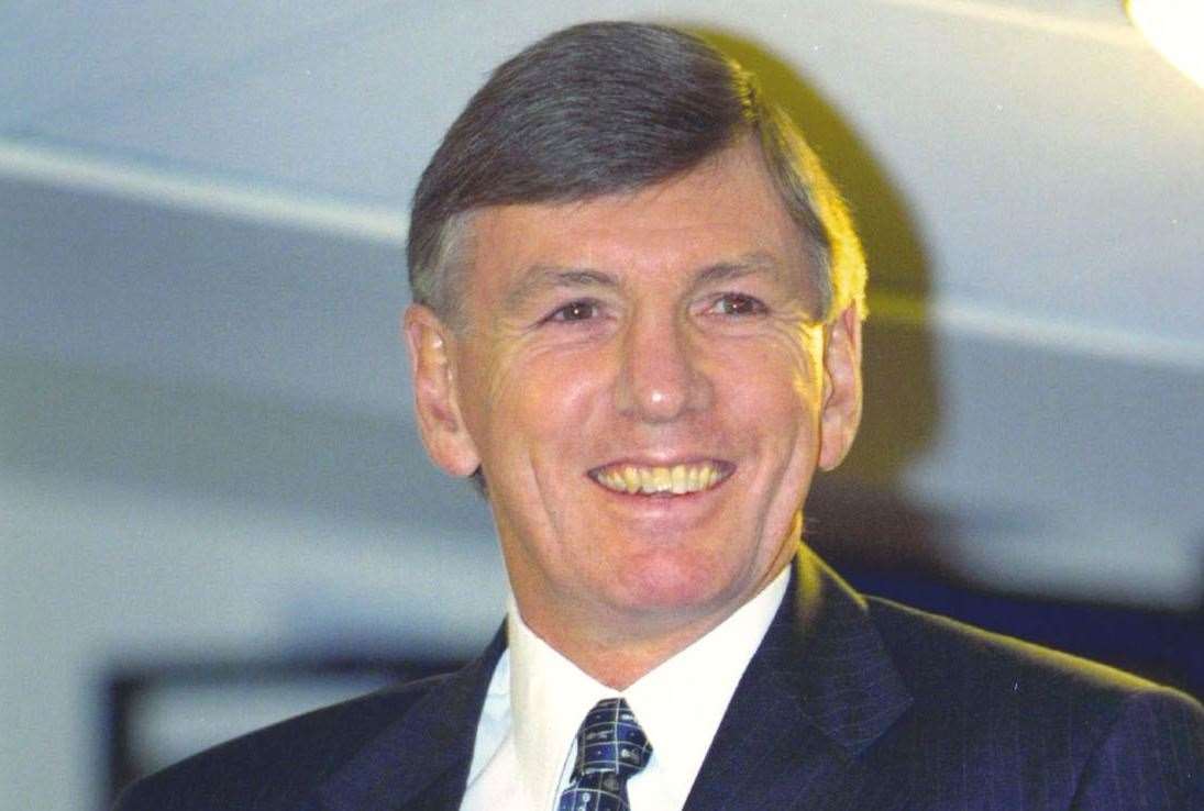 1966 World Cup winner Martin Peters during a visit to Bluewater. He passed away in 2019