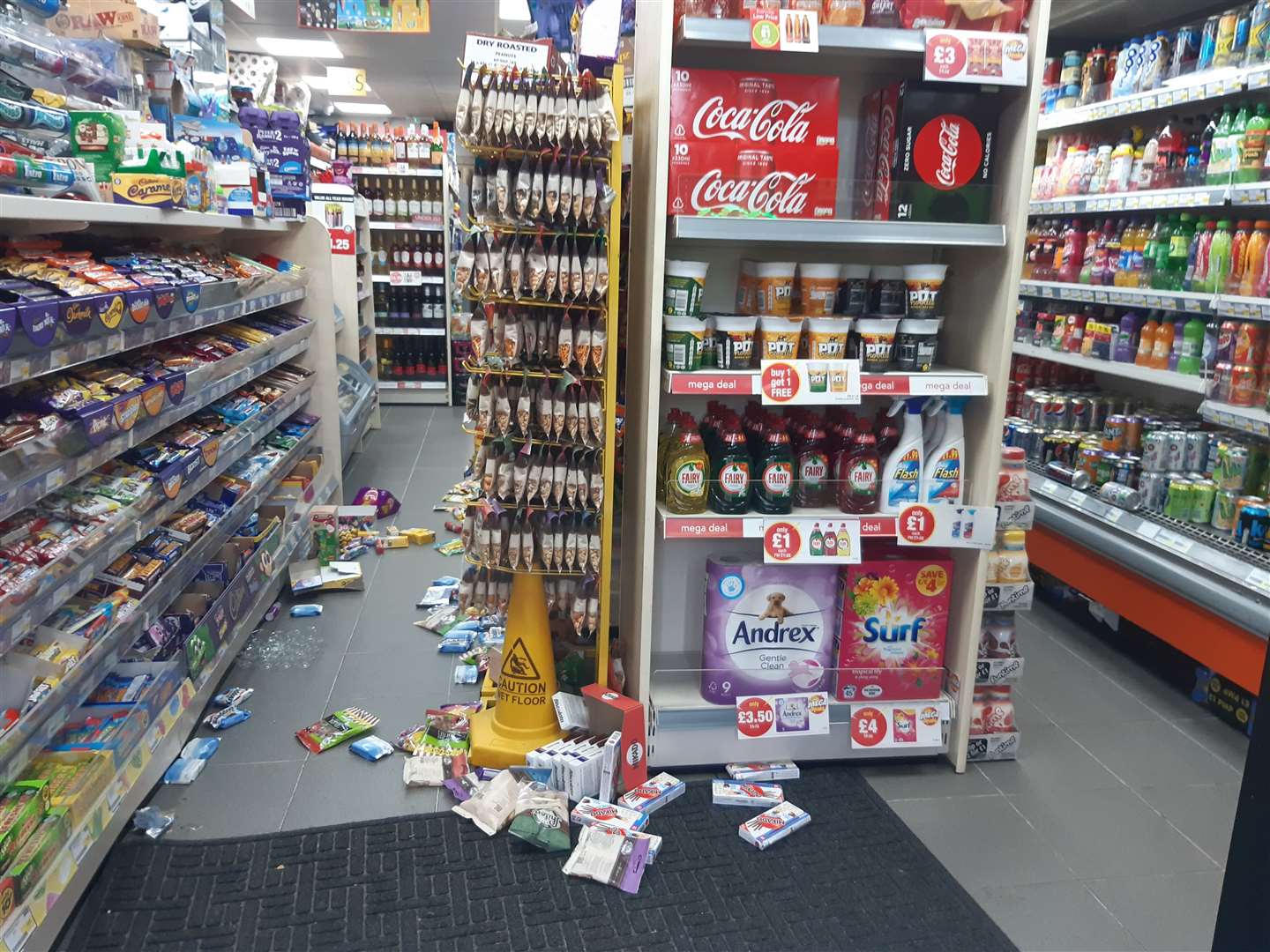 Premier minimarket in Bligh Way, Strood, was raided by armed robbers