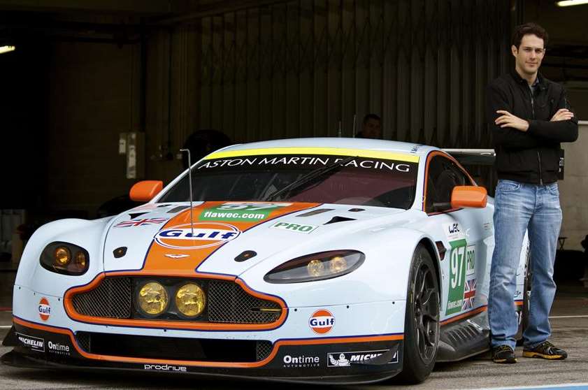 Bruno Senna with Aston Martin