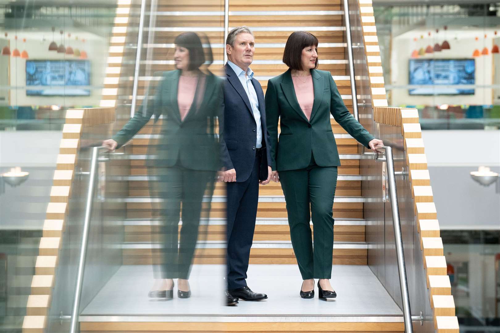 Sir Keir Starmer and Rachel Reeves’s charm offensive appears to have brought businesses to the Labour Party (Stefan Rousseau/PA)