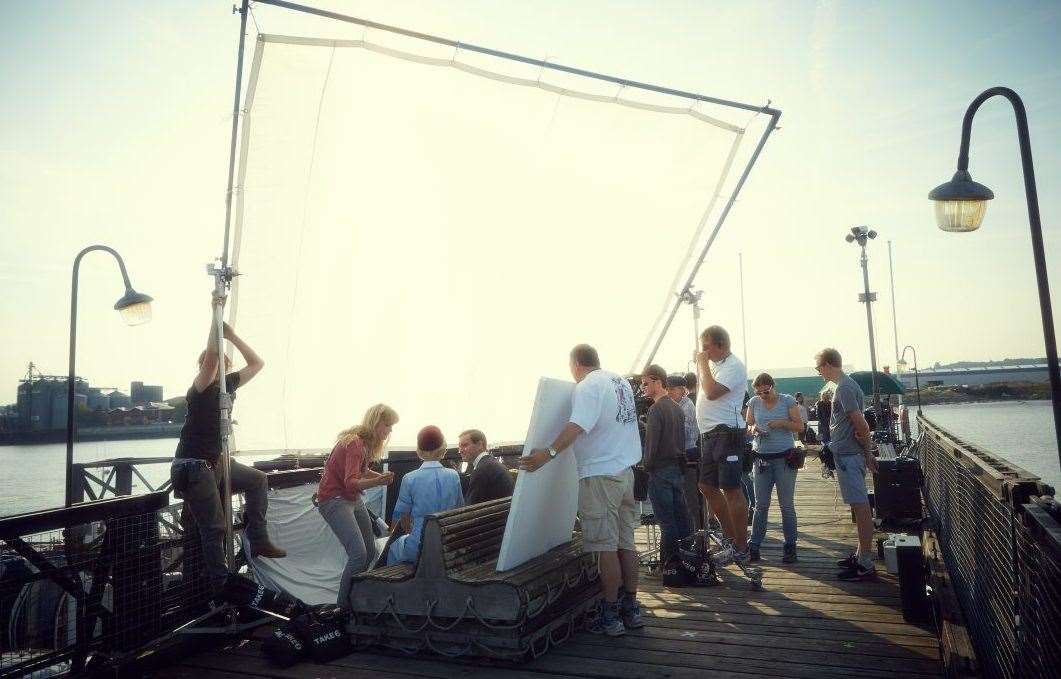 The dockyard has proved a hugely popular spot for filming both domestic and international productions. Picture: Chatham Historic Dockyard Trust