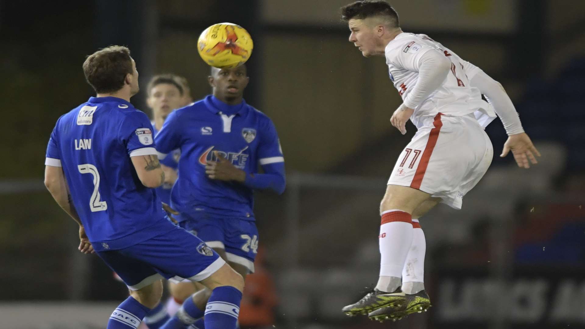 Billy Knott springs into action Picture: Barry Goodwin