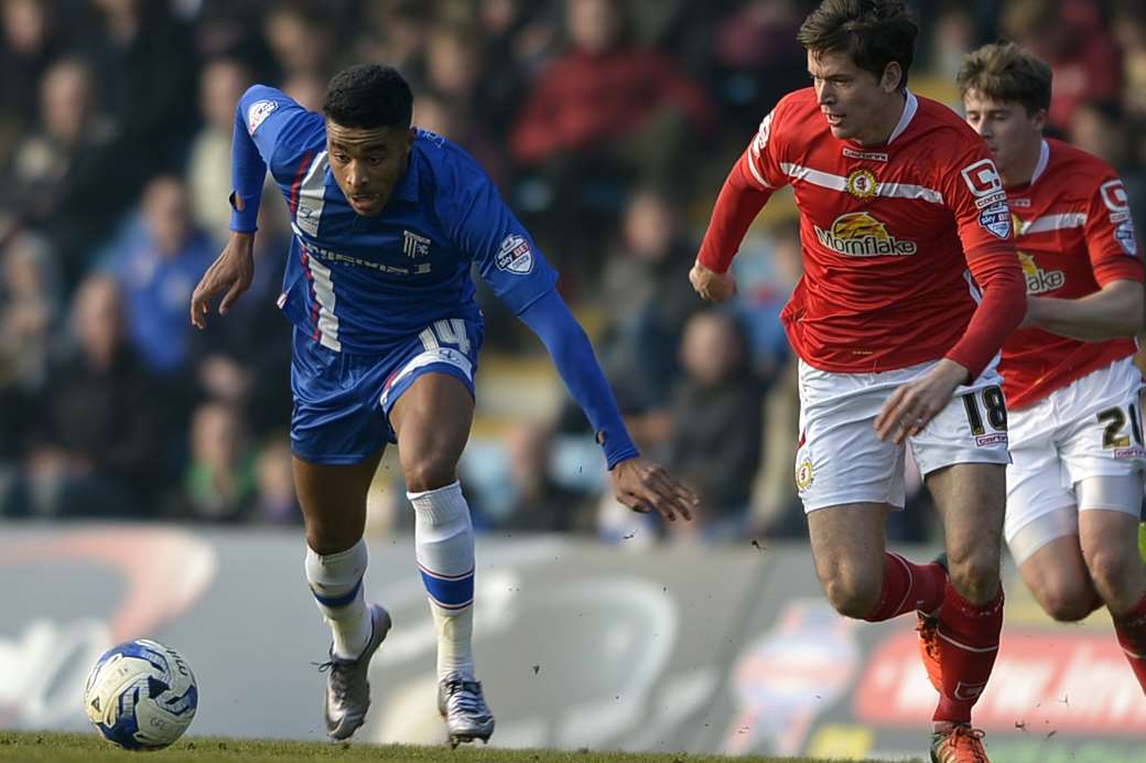 Dominic Samuel has returned to Reading for treatment on his injured knee Picture: Barry Goodwin