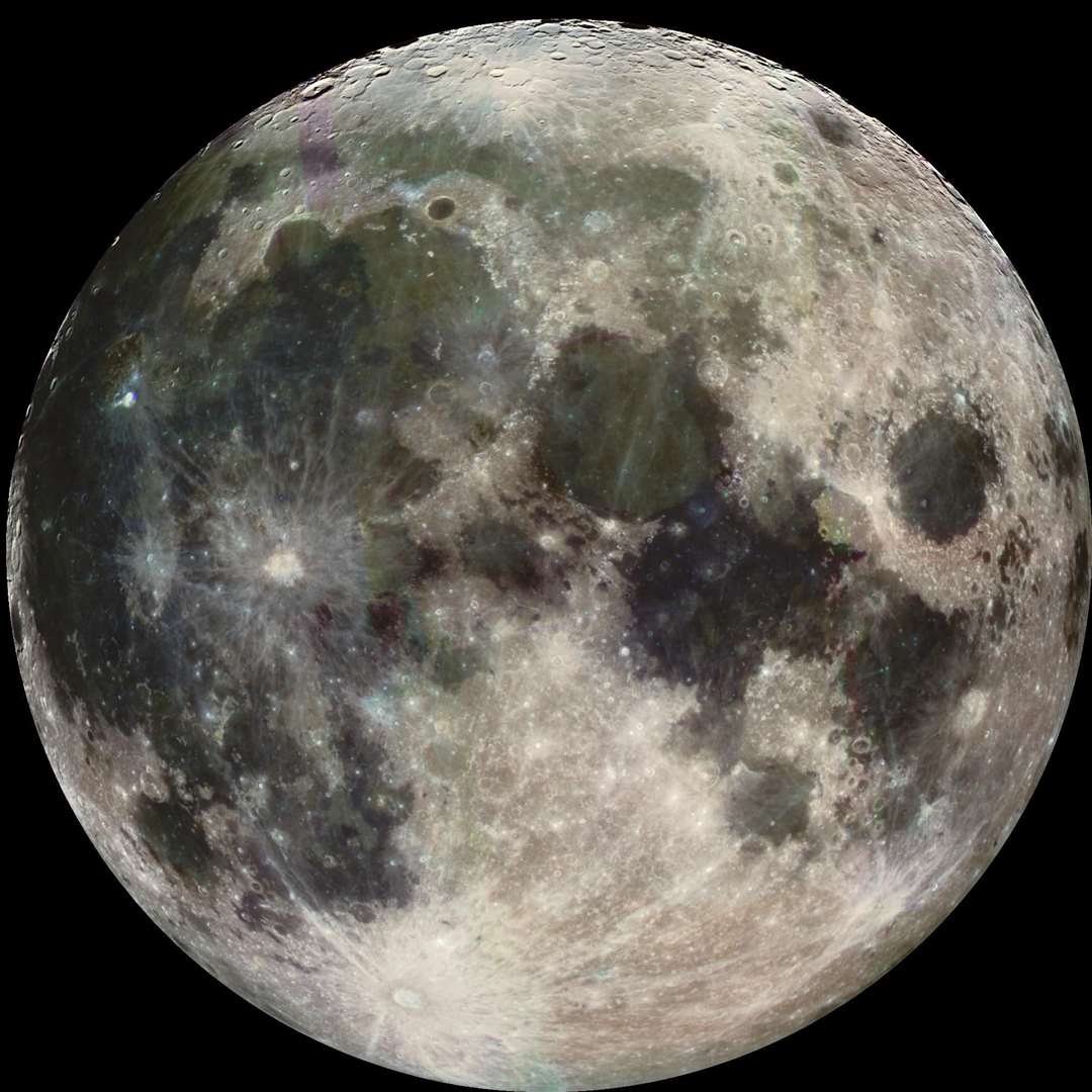 The moon photographed by the NASA Galileo spacecraft (NASA/JPL/USGS)