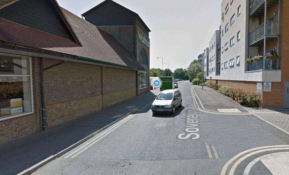 The other incident happened outside Waitrose, in Sovereign Way, Tonbridge. Picture: Google