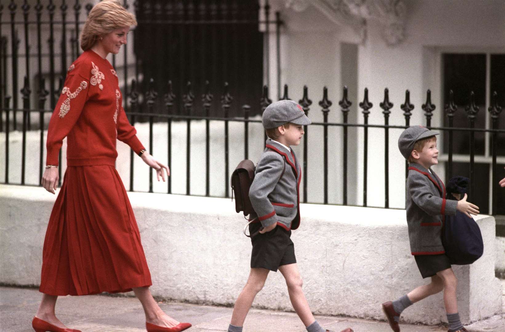 Diana with William and Harry in 1989 (PA)