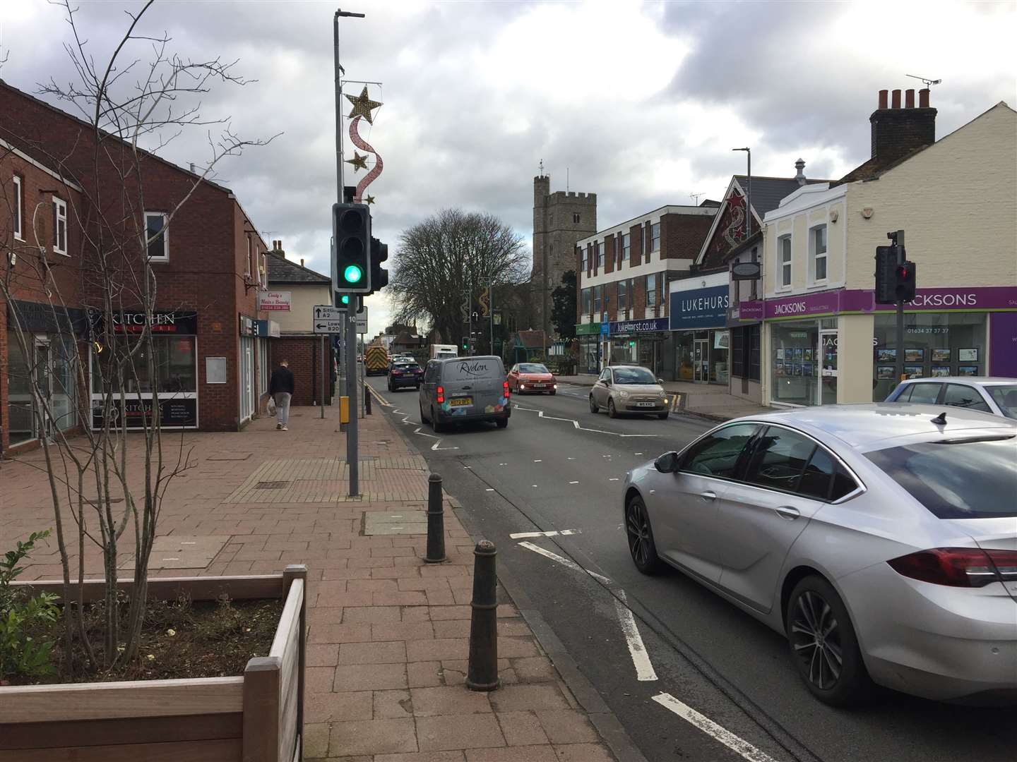 Rainham High Street, where footfall has soared 93% since before the pandemic