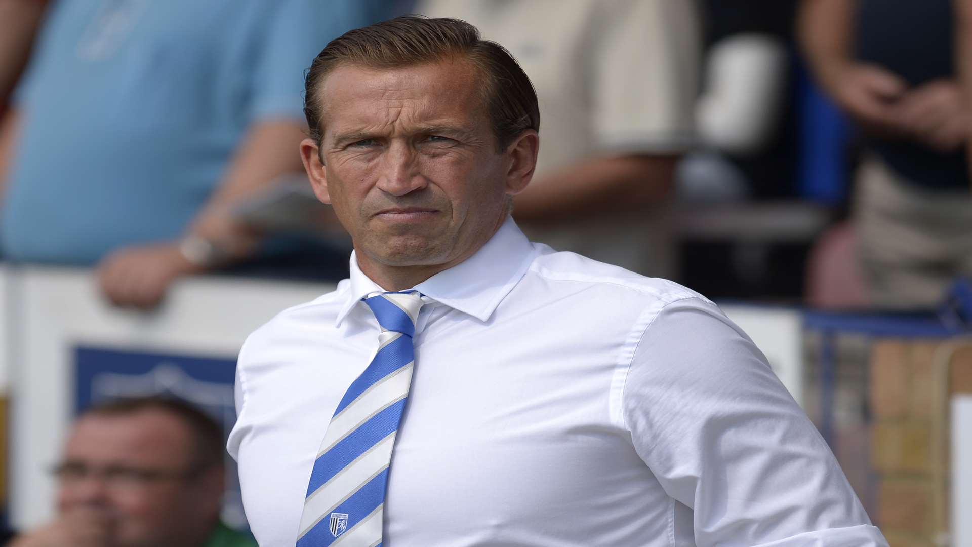 Gillingham boss Justin Edinburgh. Picture: Barry Goodwin