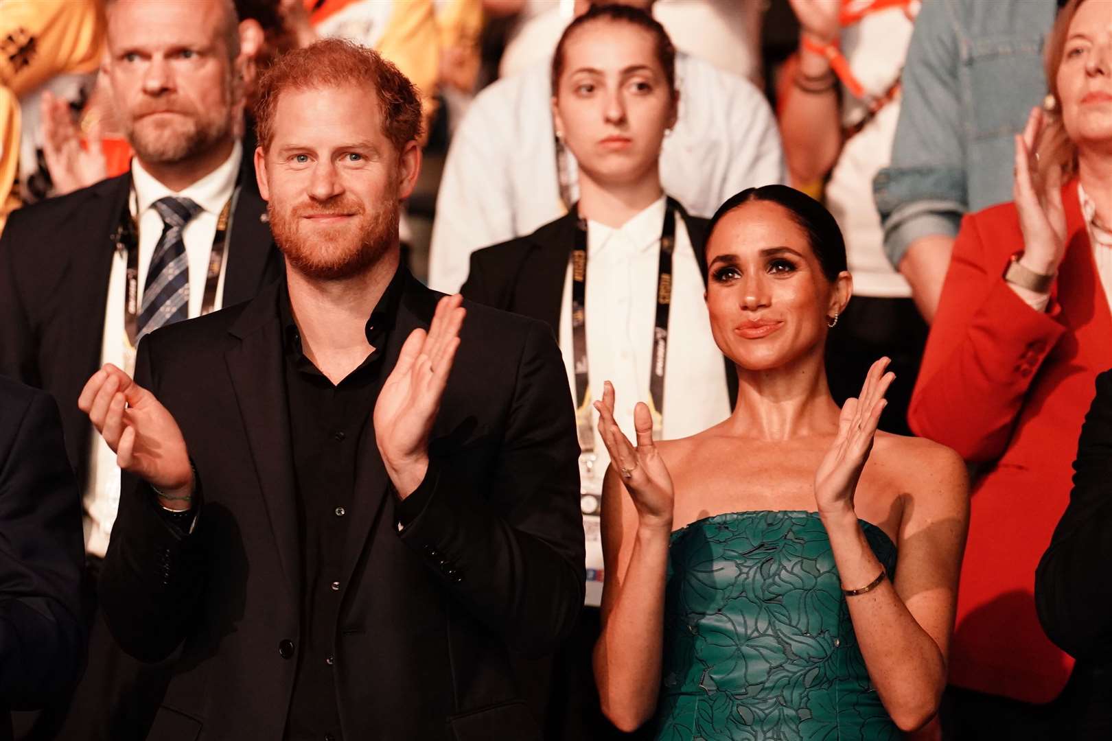 The Duke and Duchess of Sussex (Jordan Pettitt/PA)