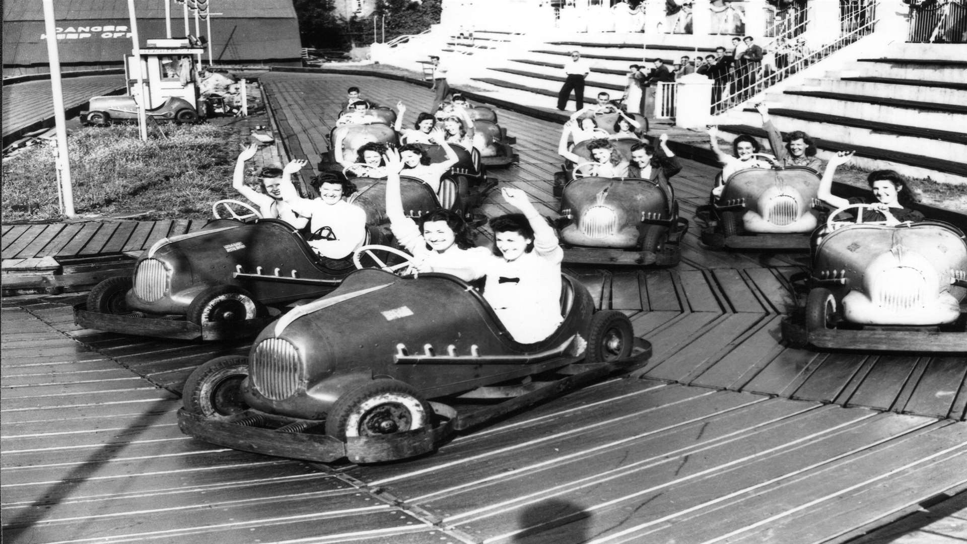 The original Brooklands Racers. Picture: John Hutchinson Collection courtesy of the Dreamland Trust