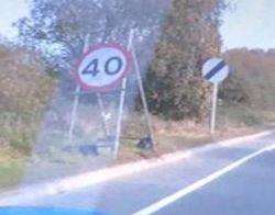 Conflicting road signs on the A28 are confusing motorists