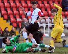 Andy Pugh scores his second goal