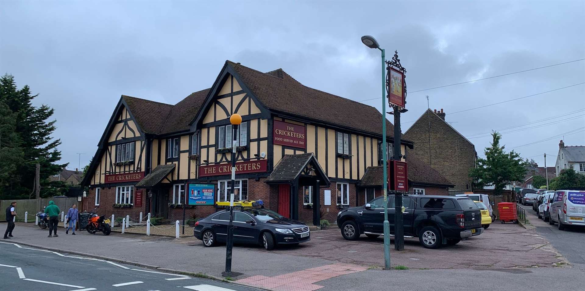 The Audi had been parked at the Cricketers pub, Sturdee Avenue, Gillingham