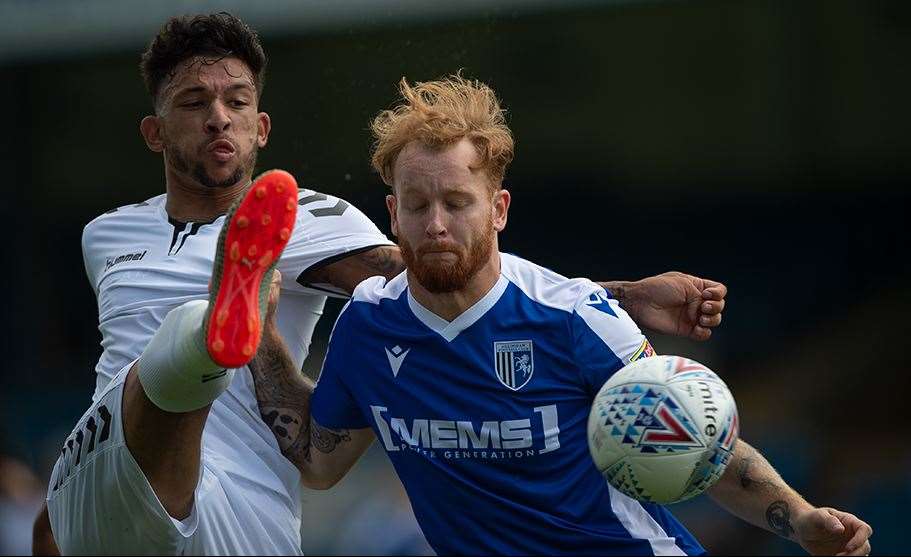 Connor Ogilvie in action for the Gills second half Picture: Ady Kerry (14058512)