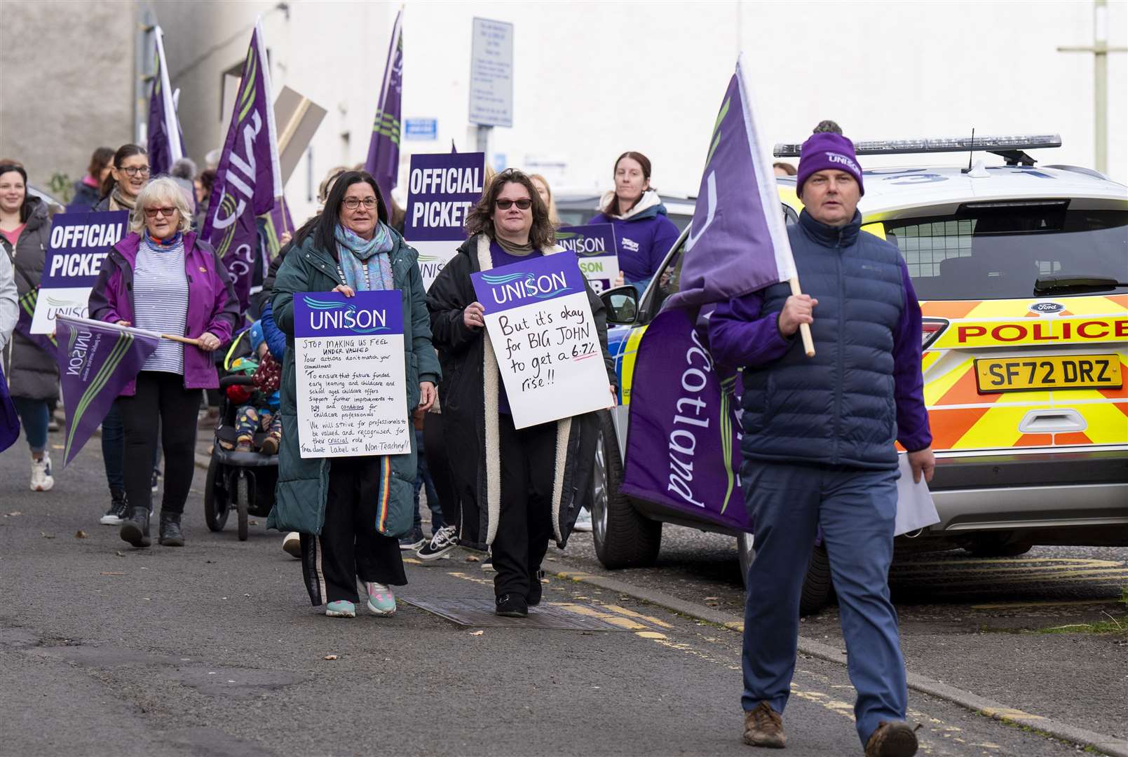 John Swinney has condemned industrial action which has targeted only his constituency (Jane Barlow/PA)