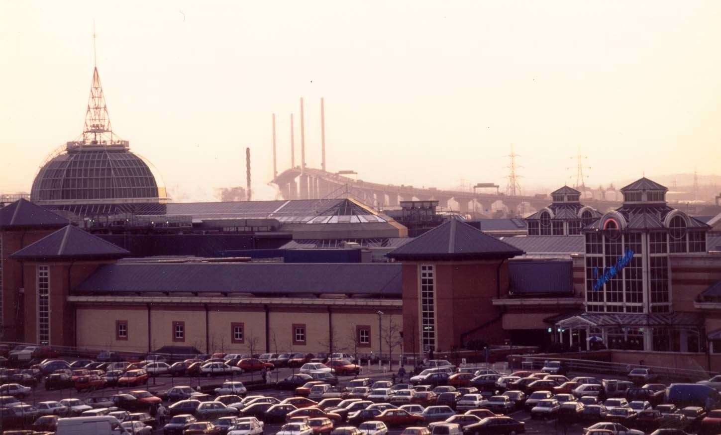 Lakeside in Thurrock, Essex, opened in 1990 and continues to lure Kent shoppers across the Dartford Crossing