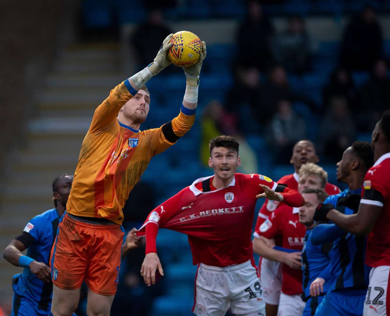 Manager Steve Lovell wants goalkeeper Tomas Holy to take charge of his area Picture: Ady Kerry