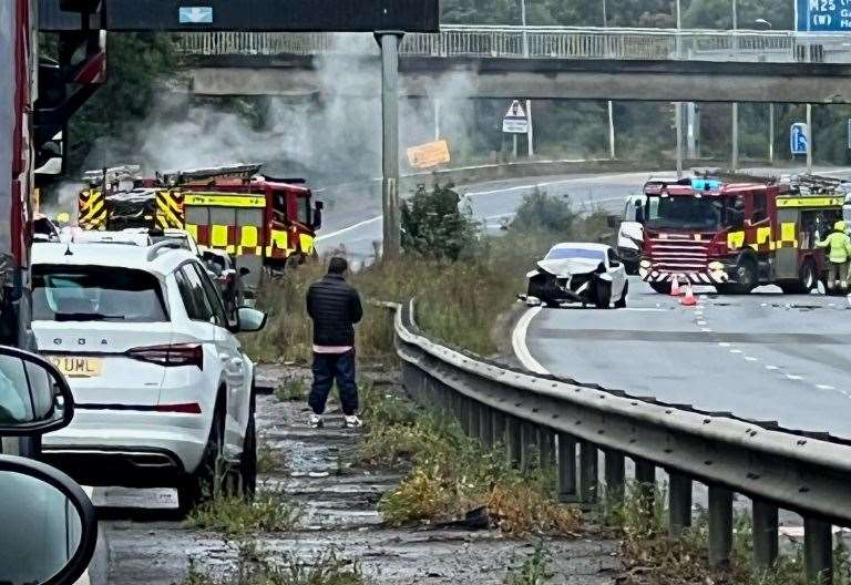 A21 near Sevenoaks blocked as emergency services deal with crash