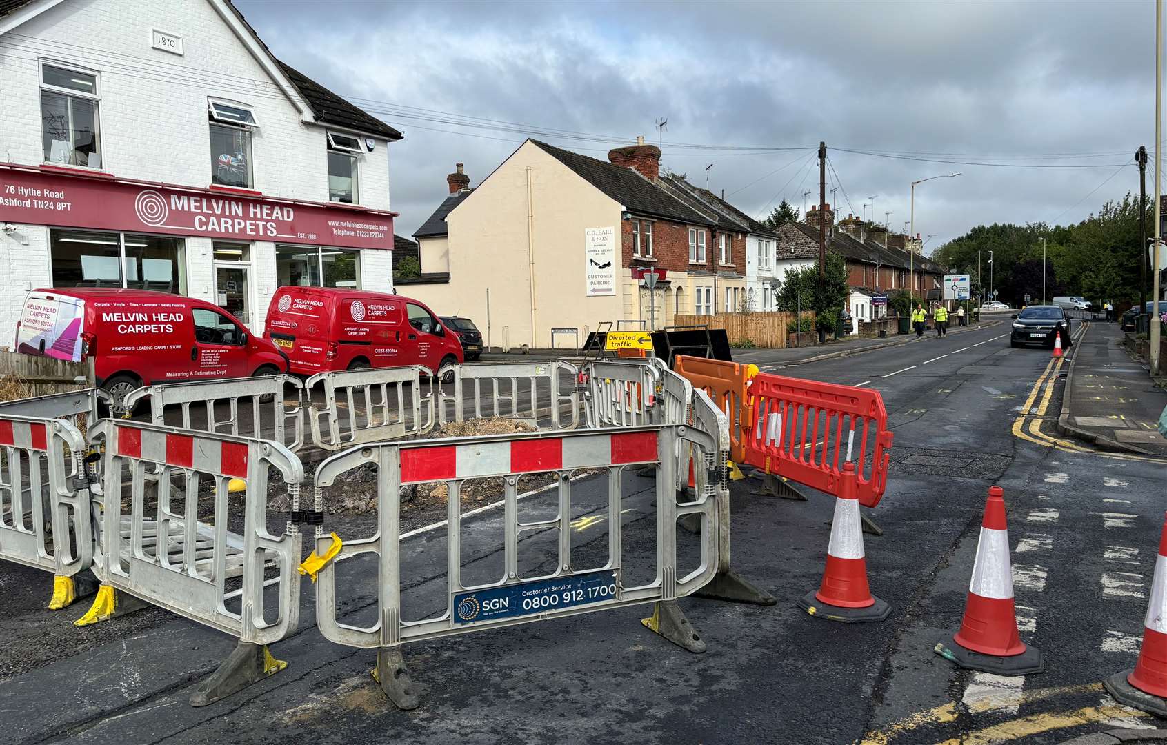 The route is used by thousands of vehicles every day to access Ashford town centre and vice versa