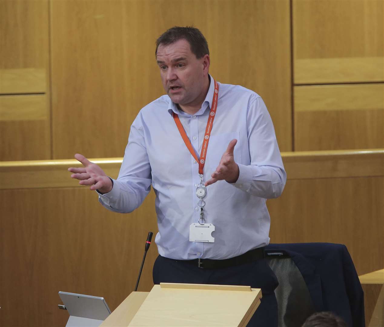 Former Labour MSP Neil Findlay hosted the event (Fraser Bremner/Scottish Daily Mail/PA)