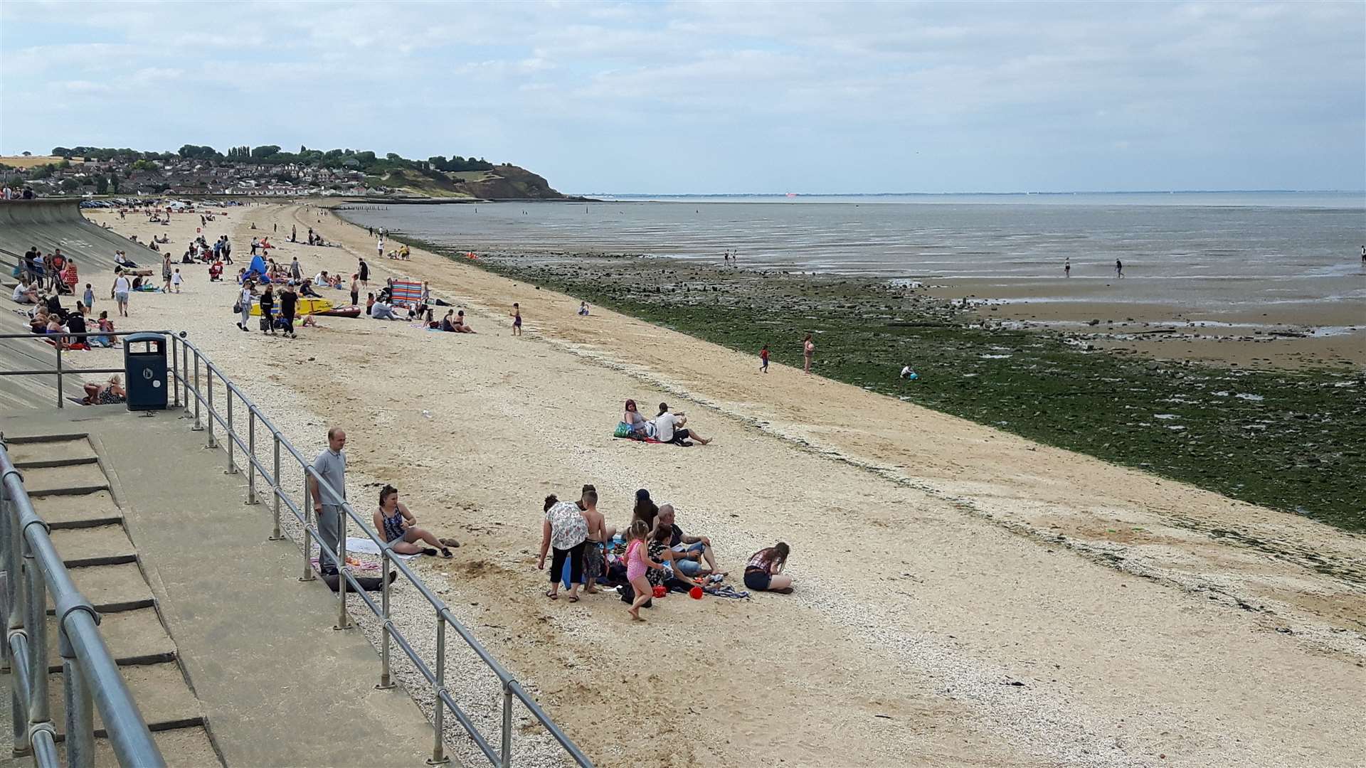 Bathers on Leysdown beach, Sheppey