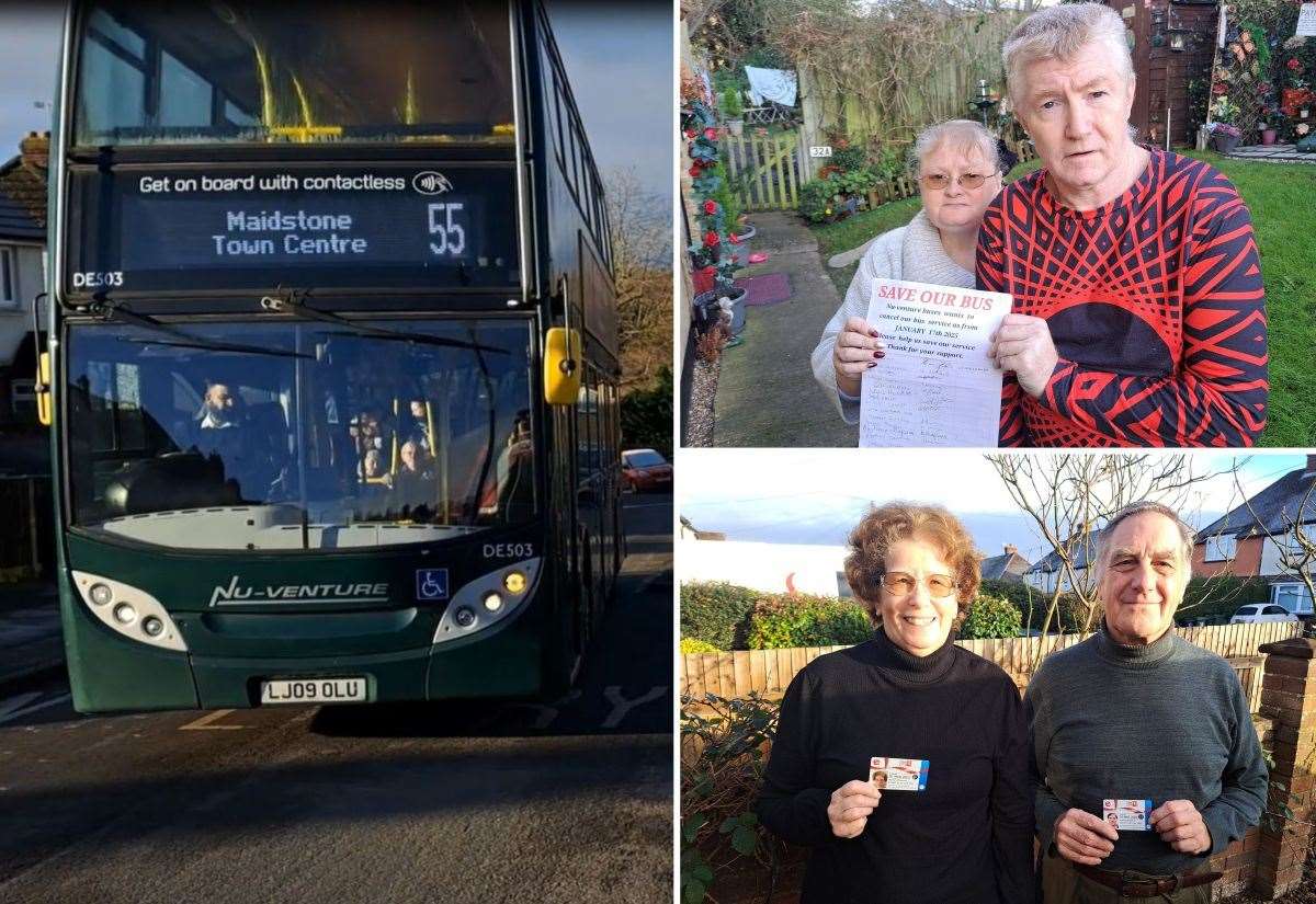 Ringlestone residents fear they will be stranded when Nu Venture withdraws number 55 bus to Maidstone