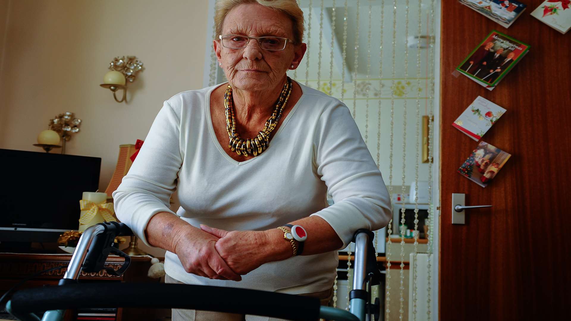 Pensioner Christine Taylor who was targeted by thieves