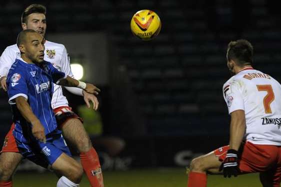 Craig Fagan in action against Stevenage Picture: Barry Goodwin