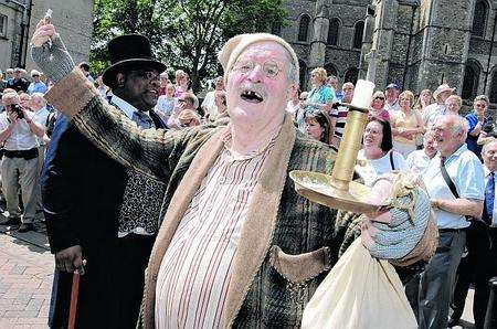 Dickens Festival parade through Rochester High Street