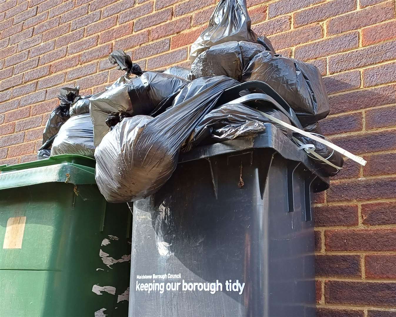 The changing of the bin contract has caused issues to collections in Maidstone