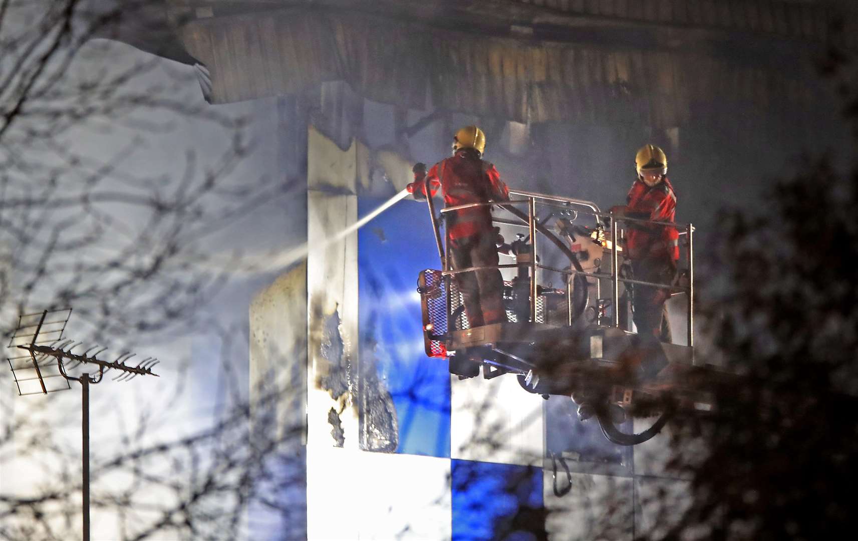 The Cube housed 217 students from the University of Bolton (Peter Byrne/PA)